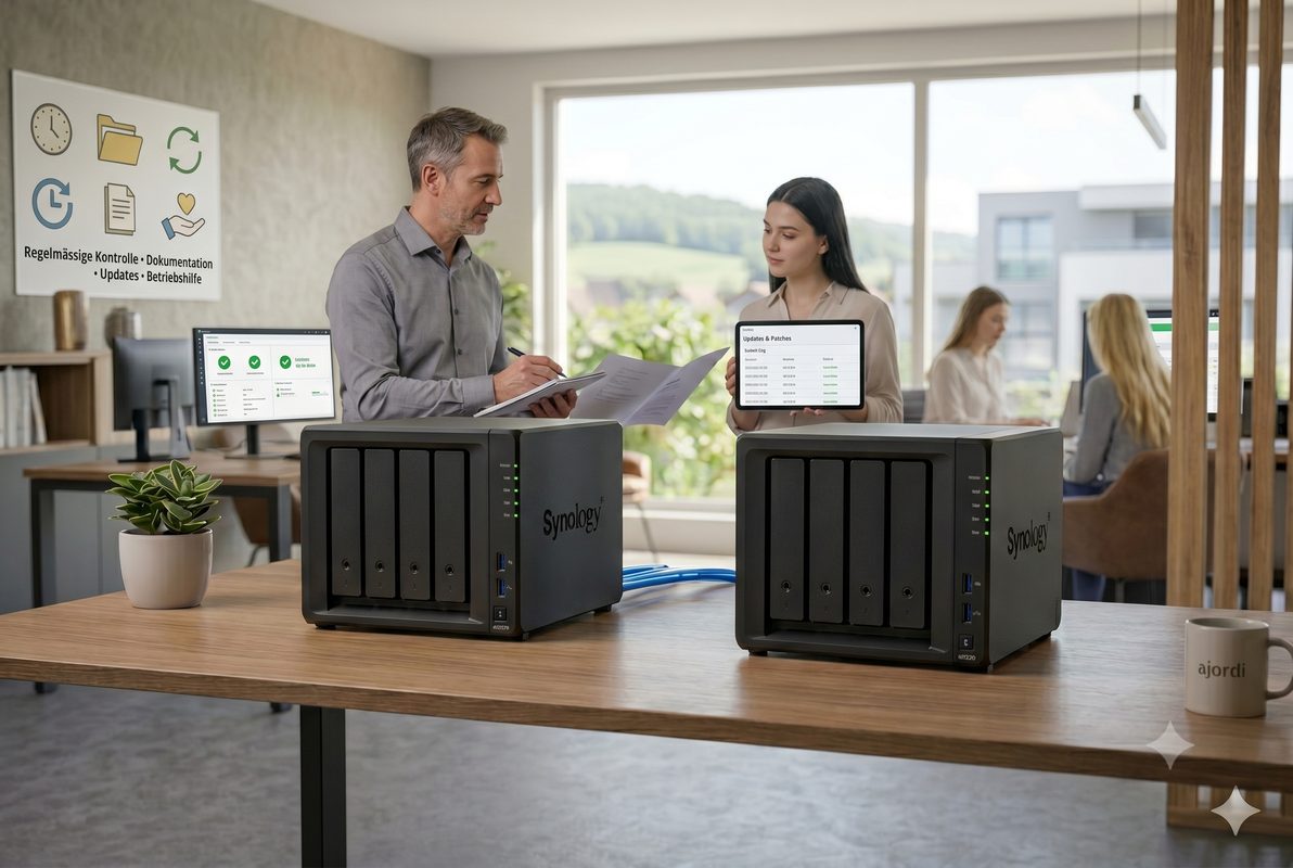 Synology Wartung und laufender IT Betrieb für KMU